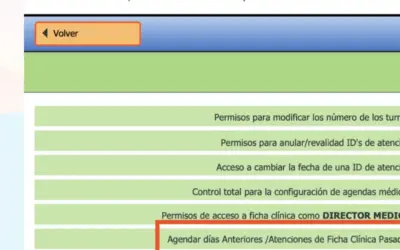 Funcionalidad de Permisos Especiales, diseñado para ofrecer flexibilidad y control en la gestión de fichas médicas.