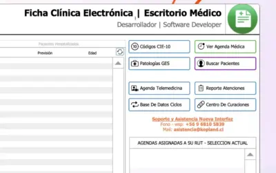 Presentamos el nuevo Escritorio para Profesionales Médicos, una interfaz intuitiva que incluye una botonera dedicada para ver rápidamente a sus pacientes atendidos.